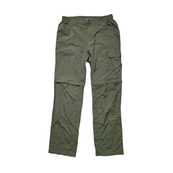 Columbia Convertible Hiking Pants Men’s 30x30 Olive Green Zip-Off Outdoor - Picture 1 of 6